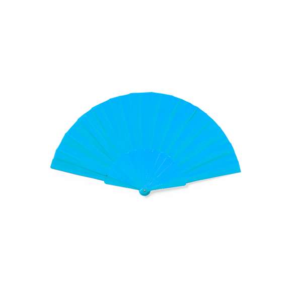 Abanico de línea nature con tela en resistente poliéster 210T RPET. Varillas a juego también en RPET, con distintivo inyectado en molde. Disponible en variada gama de colores y presentado en caja individual blanca con ventana.El material RPET se elabora a partir de plástico reciclado, para así fomentar la reutilización de residuos plásticos y ayudar a la sostenibilidad del planeta.