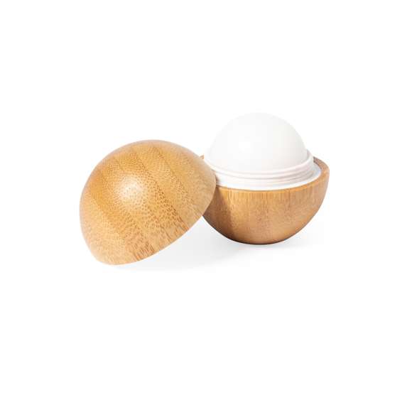  	Bálsamo labial de línea nature, con aroma vainilla y protección SPF15. En envase dosificador roll-on de bambú, con tapa a rosca.