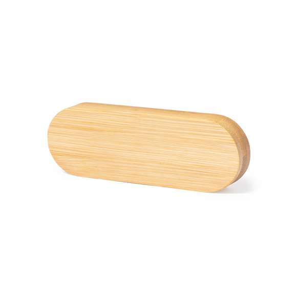 Original sacacorchos abridor magnético de línea nature, fabricado en resistente bambú. Con sacacorchos integrado en cuerpo y sistema de apertura metálico.