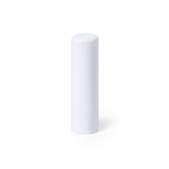 Bálsamo labial con aroma aloe vera. En envase dosificador de color blanco con capucha.