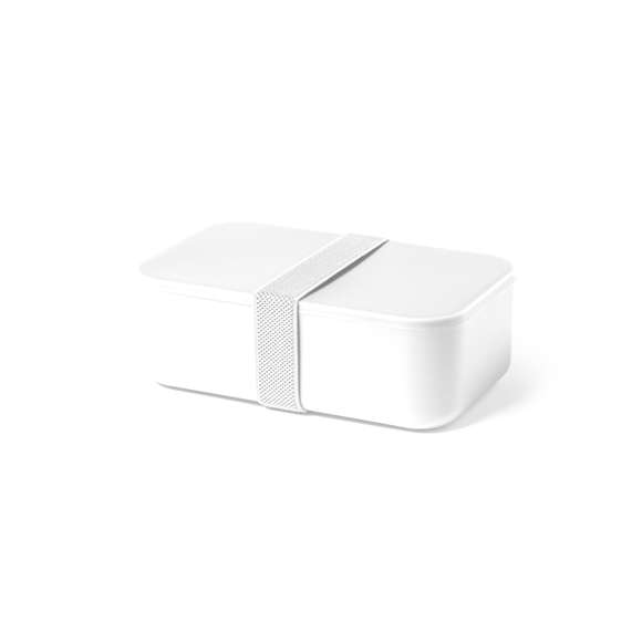 Fiambrera fabricada en PP libre de BPA. De 1 l de capacidad y disponible en variada gama de colores, con cinta elástica de seguridad a juego. Certificación Food Grade, garantizando la seguridad cuando los alimentos entran en contacto con el material usado para fabricar el producto.