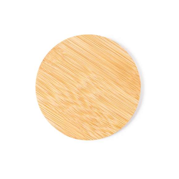 Posavasos de línea nature fabricado en bambú natural.