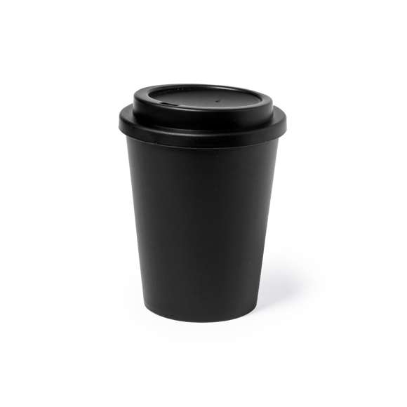 Vaso térmico fabricado en resistente PP de doble pared y 300ml de capacidad. Con dosificador en tapa, libre de BPA, y disponible en variada gama de colores. Con certificación Food Grade, garantizando la seguridad cuando los alimentos entran en contacto con el material usado para fabricar el producto