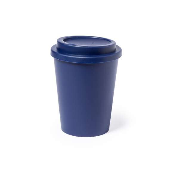 Vaso térmico fabricado en resistente PP de doble pared y 300ml de capacidad. Con dosificador en tapa, libre de BPA, y disponible en variada gama de colores. Con certificación Food Grade, garantizando la seguridad cuando los alimentos entran en contacto con el material usado para fabricar el producto