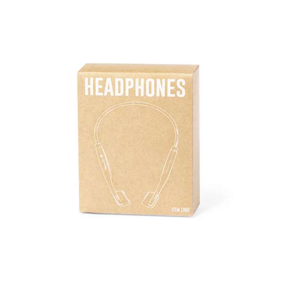 Auriculares supraurales Bluetooth®. Con Tecnología de Conducción Ósea (Bone Conduction Technology), que generan una vibración captada por los huesos del oído interno. Mediante esta tecnología, el pabellón auditivo y los tímpanos del usuario quedan libres, percibiéndose tanto el contenido que se está reproduciendo a través de los auriculares como el resto de sonidos ambiente de alrededor.Conexión Bluetooth® 5.3, con función manos libres, ranura para tarjetas micro SD y batería de 250 mAh integrada. De diseño ergonómico, incluyen botones de control integrados, luz LED de estado de carga y cable de carga Tipo C. Presentados en caja individual de diseño kraft, con manual de instrucciones en español e inglés.