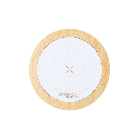 Cargador inalámbrico de 15W, con carcasa fabricada en combinación de cáñamo orgánico y madera natural. Compatible con dispositivos equipados con tecnología de carga inalámbrica Qi. Incluye cable cargador Tipo C y manual de instrucciones en español e inglés. Presentado en caja individual de diseño kraft.El cáñamo se obtiene de la planta cannabis, cuyos procesos tanto de cultivo como de obtención de fibras, son respetuosos con el medio ambiente, dando como resultado un material de gran resistencia, de origen natural y sostenible. Fabricado conforme a los estándares RoHS y en cumplimiento con los siguientes requisitos de seguridad:Sistema de protección contra sobrecalentamiento.Sistema de protección contra sobrecarga.Sistema de bloqueo para evitar cortocircuitos.