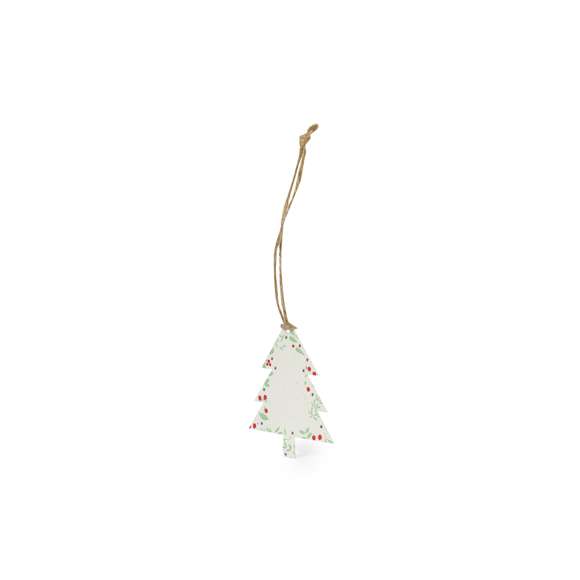 Sostenibles y originales adornos navideños fabricados en papel semilla, reciclable y degradable. Incluye semillas de petunia de colores surtidos, convirtiéndolo en papel plantable después de su vida útil. Con colgador de yute natural. Disponibles en 3 diseños: Bola, Estrella y Árbol. Presentados en bolsa de papel reciclado.Con instrucciones de plantado en Español e Inglés.