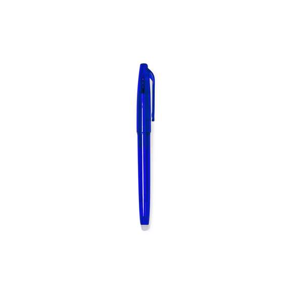 Bolígrafo borrable con el que disfrutar de una escritura fluida y dejar margen para el error. Permite escribir, borrar y reescribir sin dañar los documentos. De cartucho jumbo y en tinta azul. Fabricado en resistente ABS de acabado transparente y disponible en variada gama de colores.