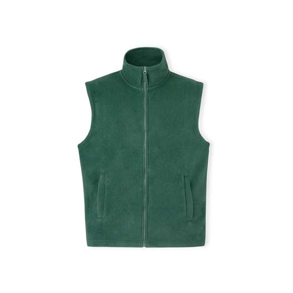 Chaleco en cálido y suave polar fleece de 280g/m2 con tratamiento anti-pilling, disponible en distintos colores. De cuello alto, con cremallera central y tirador al tono. Bolsillos laterales con cierre de cremallera y tirador de color a juego. Disponible en tallas XS, S, M, L, XL, XXL.