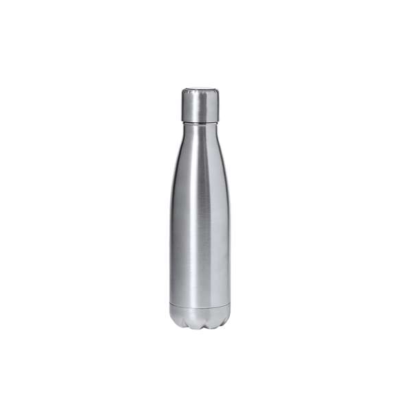 Bidón térmico de acero inox y doble pared de 500 ml de capacidad en acabado mate. Con medidor de temperatura táctil integrado en tapón y batería recargable -incluido cable negro Tipo C-. Con tapón de seguridad libre de BPA y presentado en atractiva caja individual de diseño Kraft y en bolsa reciclada. Disponible manual de instrucciones en español e inglés.