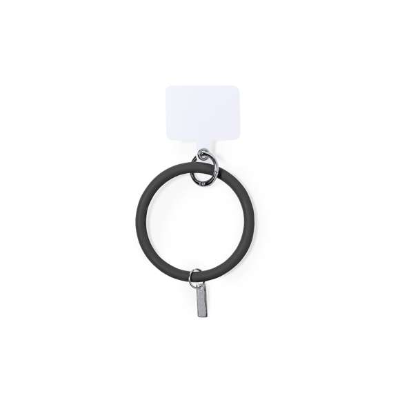 Original pulsera portamóvil en flexible silicona, adaptable para todo tipo de muñecas. Con accesorio de transporte para situar entre la funda y el smartphone. Con accesorio metálico especial para marcar en láser y amplia zona de marcaje en PP. Disponible en variada gama de colores.
