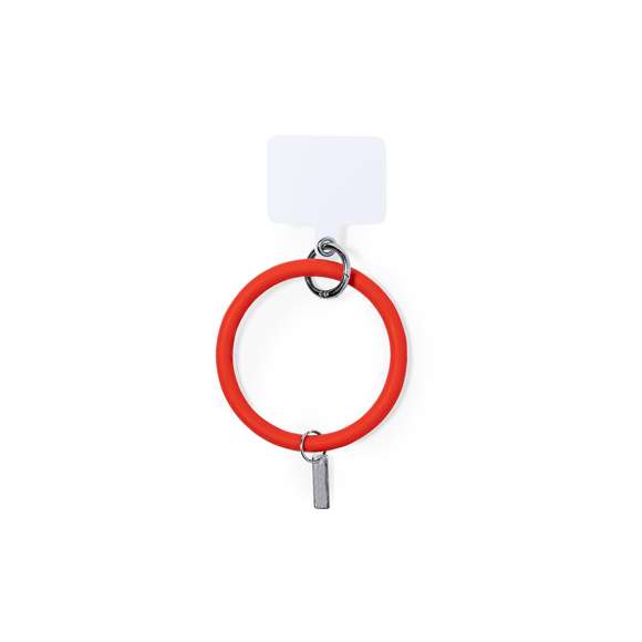 Original pulsera portamóvil en flexible silicona, adaptable para todo tipo de muñecas. Con accesorio de transporte para situar entre la funda y el smartphone. Con accesorio metálico especial para marcar en láser y amplia zona de marcaje en PP. Disponible en variada gama de colores.