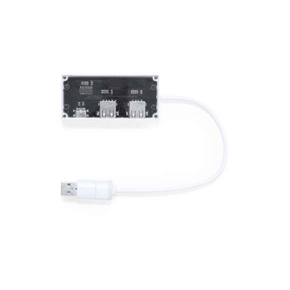Puerto USB 2.0 en distintivo diseño transparente. Incluye puerto Tipo C y 2 puertos USB, con entrada dual USB/Tipo C. Presentado en caja individual de diseño kraft.Fabricado conforme a estándares RoHS, con sistema de bloqueo para evitar cortocircuitos.