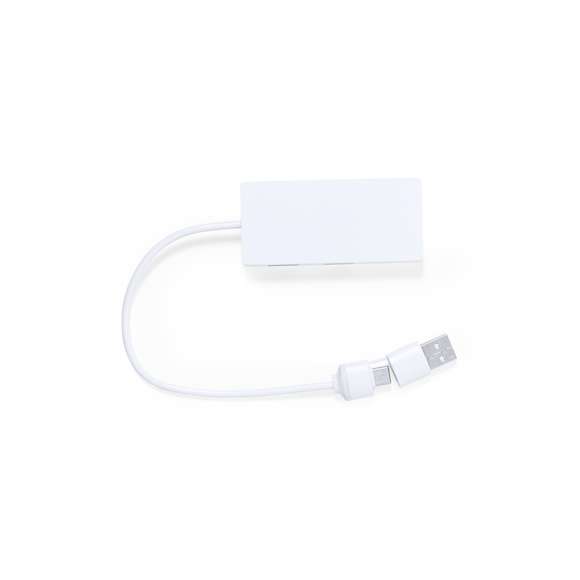 Puerto USB 2.0 en distintivo diseño transparente. Incluye puerto Tipo C y 2 puertos USB, con entrada dual USB/Tipo C. Presentado en caja individual de diseño kraft.Fabricado conforme a estándares RoHS, con sistema de bloqueo para evitar cortocircuitos.