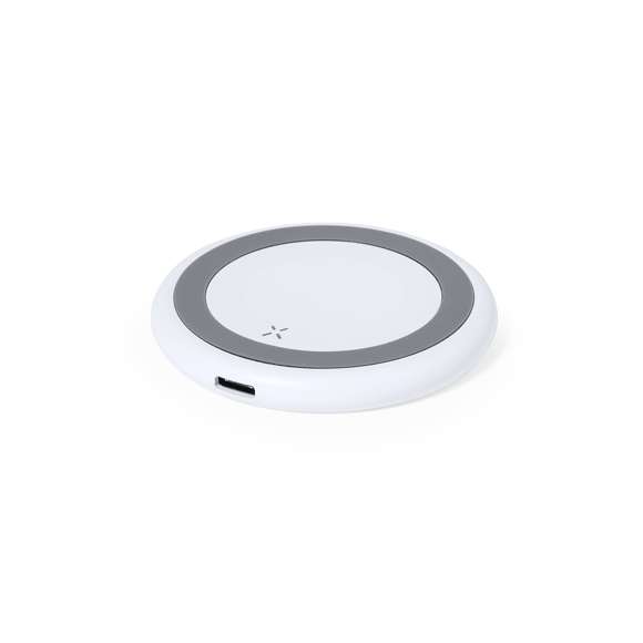 Cargador inalámbrico 15W de diseño circular. Base antideslizante y compatible con dispositivos equipados con tecnología de carga Qi. Diseñado para la carga de smartphone, auriculares y smartwatch. Presentado en atractiva caja de diseño kraft. Disponible manual en español e inglés.