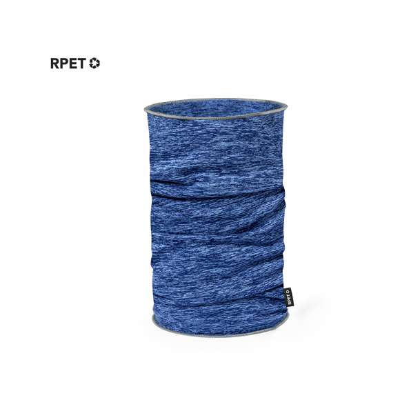 Braga multiposición de alta calidad fabricada en cálido poliéster RPET. Disponible en variados colores jaspeados, con refuerzo en todo el perímetro y etiqueta RPET.El material RPET se elabora a partir de plástico reciclado, para así fomentar la reutilización de residuos plásticos y ayudar a la sostenibilidad del planeta.