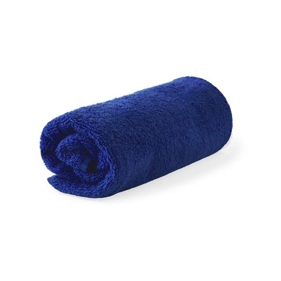 Toalla absorbente confeccionada en Algodón Orgánico de 350 g/m2. Con un tamaño de 50x100 cm, está disponible en una variada gama de colores. Con logotipo Algodón Orgánico en etiqueta. Presentada en bolsa individual reciclada.