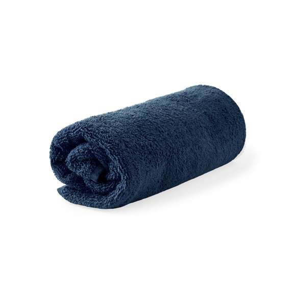 Toalla absorbente confeccionada en Algodón Orgánico de 350 g/m2. Con un tamaño de 70x140 cm, está disponible en una variada gama de colores. Con logotipo Algodón Orgánico en etiqueta. Presentada en bolsa individual reciclada.
