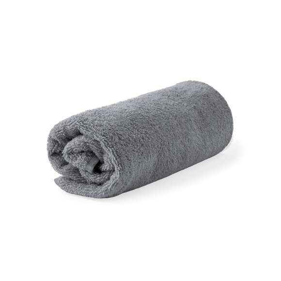Toalla absorbente confeccionada en Algodón Orgánico de 350 g/m2. Con un tamaño de 70x140 cm, está disponible en una variada gama de colores. Con logotipo Algodón Orgánico en etiqueta. Presentada en bolsa individual reciclada.