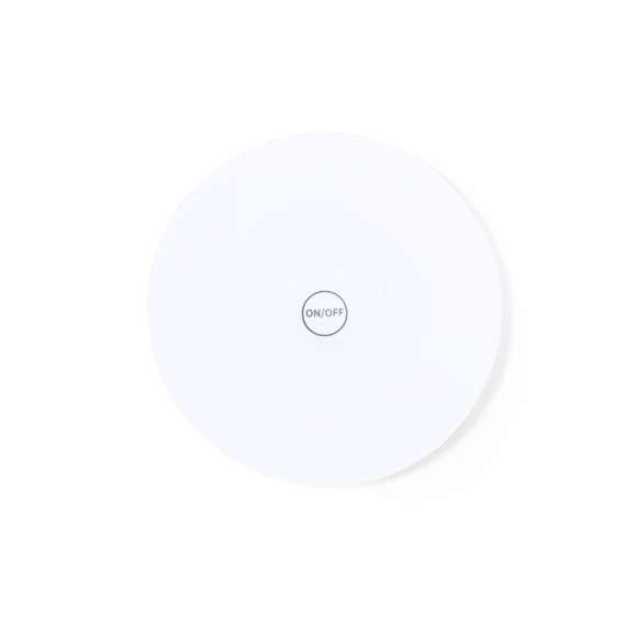 Original posavasos con 6 LEDs para iluminar las bebidas. Con botón en la base y diferentes posiciones de iluminación: en colores fijos o variados. Se fija a la base de cualquier bebida con cinta autoadhesiva y está alimentado por dos pilas de botón (incluidas).