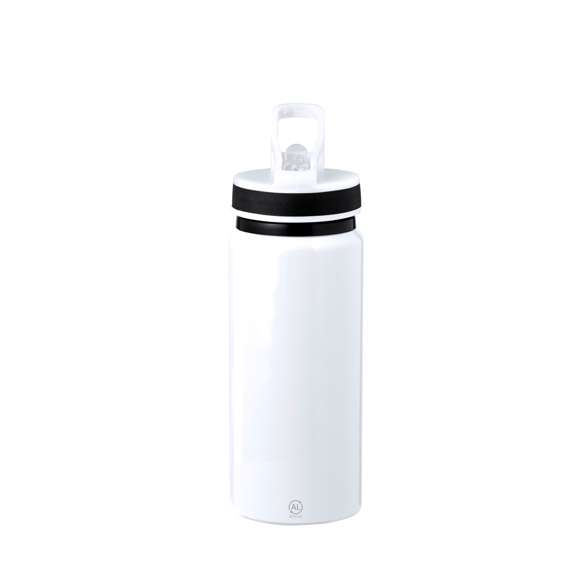 Bidón en Aluminio Reciclado de 680 ml de capacidad. Sistema de fácil apertura libre de BPA con dosificador de pajita y asa de transporte a juego. Con logotipo Aluminio Reciclado. Disponible en variada gama de colores brillantes y presentado en atractiva caja de diseño kraft. El Aluminio Reciclado es un material con posibilidades de reciclaje casi infinitas, sin perder sus propiedades originales y consumiendo menos energía en este proceso.Certificación GRS (Global Recycled Standard / Estándar de Reciclaje Global), que garantiza el origen reciclado del material usado para fabricar el producto.