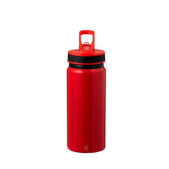 Bidón en Aluminio Reciclado de 680 ml de capacidad. Sistema de fácil apertura libre de BPA con dosificador de pajita y asa de transporte a juego. Con logotipo Aluminio Reciclado. Disponible en variada gama de colores brillantes y presentado en atractiva caja de diseño kraft. El Aluminio Reciclado es un material con posibilidades de reciclaje casi infinitas, sin perder sus propiedades originales y consumiendo menos energía en este proceso.Certificación GRS (Global Recycled Standard / Estándar de Reciclaje Global), que garantiza el origen reciclado del material usado para fabricar el producto.