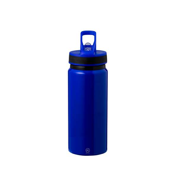 Bidón en Aluminio Reciclado de 680 ml de capacidad. Sistema de fácil apertura libre de BPA con dosificador de pajita y asa de transporte a juego. Con logotipo Aluminio Reciclado. Disponible en variada gama de colores brillantes y presentado en atractiva caja de diseño kraft. El Aluminio Reciclado es un material con posibilidades de reciclaje casi infinitas, sin perder sus propiedades originales y consumiendo menos energía en este proceso.Certificación GRS (Global Recycled Standard / Estándar de Reciclaje Global), que garantiza el origen reciclado del material usado para fabricar el producto.