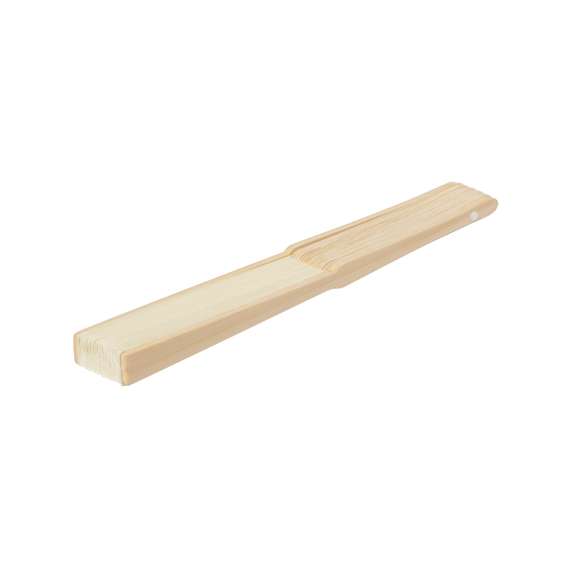 Abanico fabricado con varillas de bambú y tela de poliéster. En tonos naturales y presentado en caja individual diseño kraft.Materiales como el bambú fomentan la utilización de materias primas naturales, reduciendo las emisiones contaminantes. Proviene de una planta de gran resistencia y versatilidad, con crecimiento y regeneración rápidos, siendo una excelente alternativa al uso de madera tradicional.