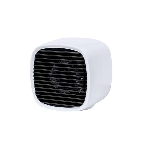 Práctico mini calefactor, eficaz para combatir el frío. Con una potencia de 600W y compatible con corriente alterna de 220V-240V, este dispositivo es el aliado perfecto para espacios pequeños. Su diseño portátil y elegante lo convierte en un complemento ideal para cualquier entorno. Presentado en caja de diseño kraft.