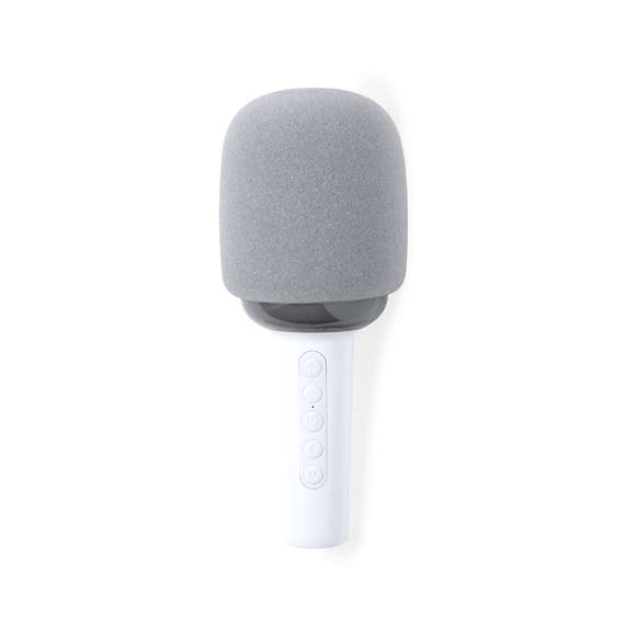 Descubre la libertad de la música con el altavoz micrófono portátil, con conexión Bluetooth y fabricado en resistente ABS. Con espuma protectora gris y luces LED multicolor que añaden un toque vibrante, este dispositivo es perfecto para animar cualquier ocasión. Botones integrados en el mango para controlar fácilmente todas las funciones que ofrece, efectos de eco, multitud de conexiones y ranura para tarjetas Micro SD de hasta 32 GB. Potencia de sonido de 5W y batería recargable de 1.200 mAh, con cable Tipo C (incluido) que asegura horas de entretenimiento. Presentado en caja de diseño kraft, con manual de instrucciones en español e inglés.