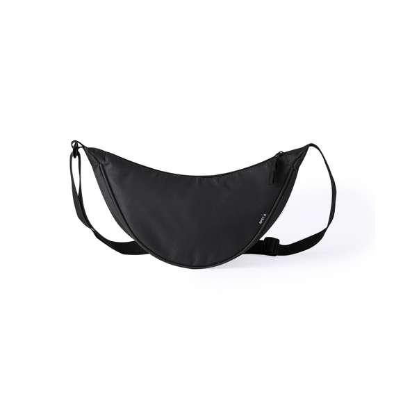Riñonera de diseño estilizado fabricada en poliéster RPET 600D. Cuenta con un bolsillo central de cierre cremallera, con doble tirador y cinta ajustable. Además, incluye etiqueta distintiva de RPET. Disponible en una variada gama de colores. Presentada en bolsa reciclada.El material RPET se elabora a partir de plástico reciclado, para así fomentar la reutilización de residuos plásticos y ayudar a la sostenibilidad del planeta.