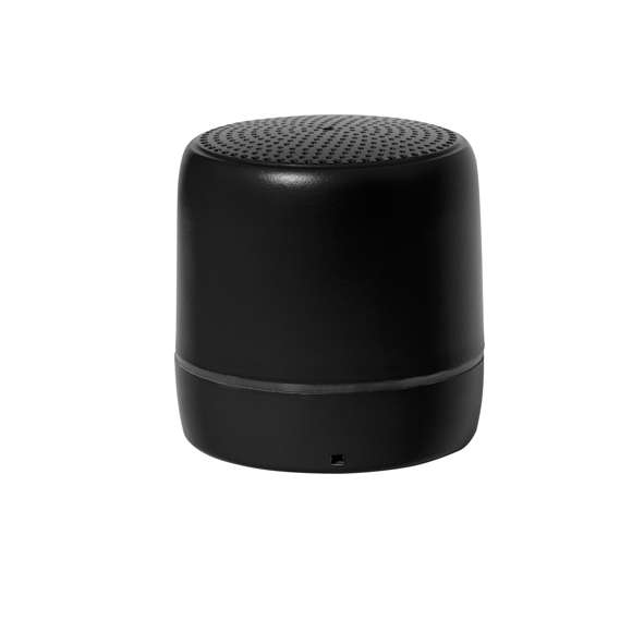 Compacto altavoz de conexión Bluetooth con interior iluminado con LEDs. Superficie exterior especialmente diseñada para marcaje en láser y así iluminar el logotipo marcado. Disponible en varios colores con suave acabado y conexión Bluetooth 5.0, ofrece 3W de potencia, tiene función de manos libres y soportes de goma antideslizantes en la base. Compatible con iOS y Android, incluye cable de carga Tipo C y viene presentado en atractiva caja de diseño kraft. Disponible manual de instrucciones en español e inglés.