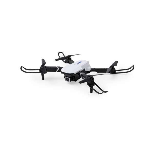 Dron en resistente material ABS. Con conectividad Wi-Fi, modo de grabación de vídeo y captura de fotos. Manejo del dron desde dispositivo móvil -APP compatible con iOS y Android- o bien mediante mando a distancia -incluido-. Con modo de vuelo automático -auto hover- que deja el dron suspendido en el aire. Batería de 600 mAh, recargable mediante cable Micro USB -incluido- y mando a distancia alimentado con pilas -3xAAA no incluidas-. Incluye estuche con recambios: 4 hélices, 4 protectores y destornillador, con cierre de cremallera e interior de espuma troquelado. Presentado en atractiva caja de diseño kraft, con manual de instrucciones en español e inglés .