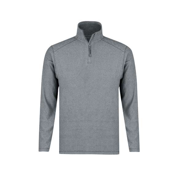 Forro polar unisex, fabricado en cálido y suave polar fleece peinado de 160g/m2, con efecto melange. Cierre de cremallera a juego en el cuello, con solapa para cubrir la cremallera. Disponible en varios colores y en tallas XS, S, M, L, XL, XXL.