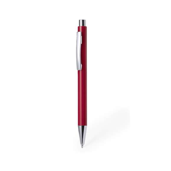 Bolígrafo de mecanismo pulsador en resistente ABS. Fabricado con una elegante combinación de cuerpo en diversos y llamativos colores. Este bolígrafo cuenta con botón superior, clip y punta en acabado cromado. De tinta azul.
