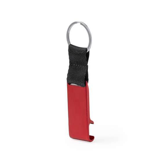 Llavero soporte fabricado en Aluminio Reciclado, especialmente diseñado para smartphone y tablet. De acabado mate, con cinta en nylon de color negro e ideal para marcaje en láser. Disponible en amplia gama de colores, con logotipo Aluminio Reciclado grabado y presentado individualmente en bolsa reciclada. El Aluminio Reciclado es un material con posibilidades de reciclaje casi infinitas, sin perder sus propiedades originales y consumiendo menos energía en este proceso.Certificación GRS (Global RecycLED Standard / Estándar de Reciclaje Global), que garantiza el origen reciclado del material usado para fabricar el producto.