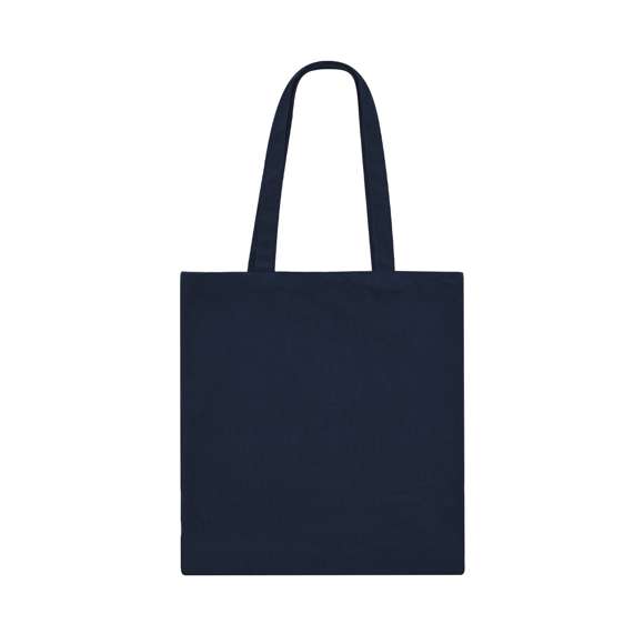 Bolsa confeccionada en resistente poliéster de 260g/m2, ofrece un acabado cosido con un tacto de pana y asas largas reforzadas de 60 cm. Disponible en una variada gama de colores, esta bolsa presenta una resistencia que la hace capaz de soportar hasta 9 kg de peso.