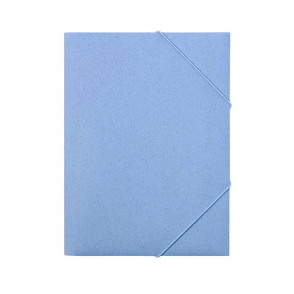Carpeta fabricada a partir de caña de trigo. Tapa flexible, con interior especial para sujetar los folios y banda elástica de cierre. Disponible en varios colores.La caña de trigo fomenta la utilización de materias primas naturales, reduciendo así las emisiones contaminantes.