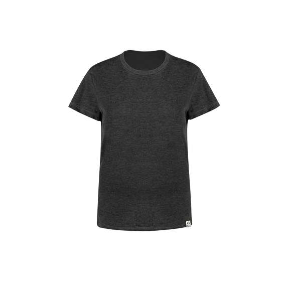 Camiseta para mujer fabricada en material 60% algodón reciclado en combinación con RPET, tejido Single Jersey de 150g/m2. Disponible en variada gama de colores, con logotipo reciclado en etiqueta y en tallas S, M, L, XL, XXL.El material RPET se elabora a partir de plástico reciclado, para así fomentar la reutilización de residuos plásticos y ayudar a la sostenibilidad del planeta.