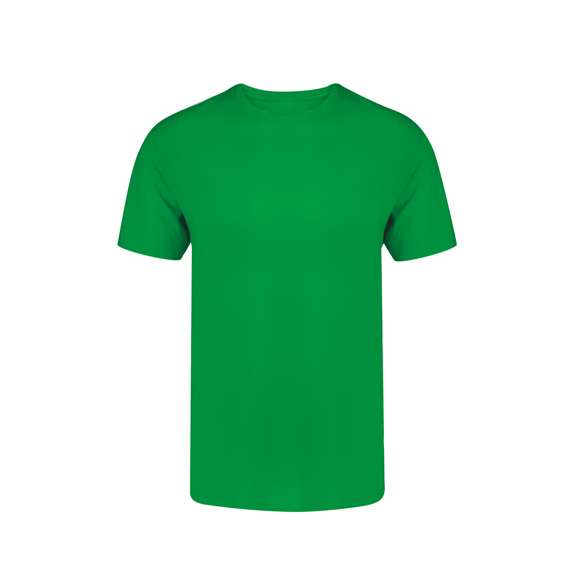 Camiseta de adulto confeccionada en 100% algodón peinado Ring Spun y estilo Single Jersey de 160g/m2. Tacto suave y corte moderno, confeccionada en tejido tubular sin costuras laterales. Cuello redondo estrecho en canalé 2x2. Doble costura en dobladillo y mangas, para una mayor durabilidad y resistencia al uso intensivo. Disponible en gama de colores de moda y en tallas S, M, L, XL, XXL y 3XL.