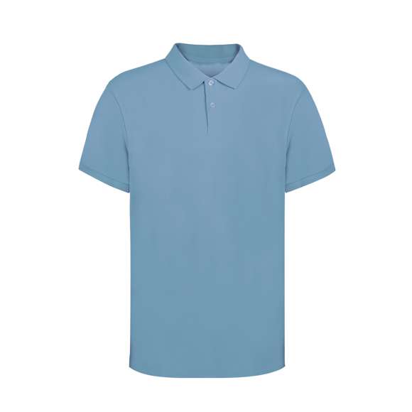 Polo de adulto de manga corta confeccionado en piqué 100% algodón peinado Ring Spun de 220g/m2. Tacto suave y corte moderno, con aperturas laterales en los bajos y disponible en variada gama de colores. Tapeta de dos botones, con doble costura en dobladillo y mangas, para una mayor durabilidad y resistencia al uso intensivo. Disponible en tallas S, M, L, XL, XXL y 3XL.