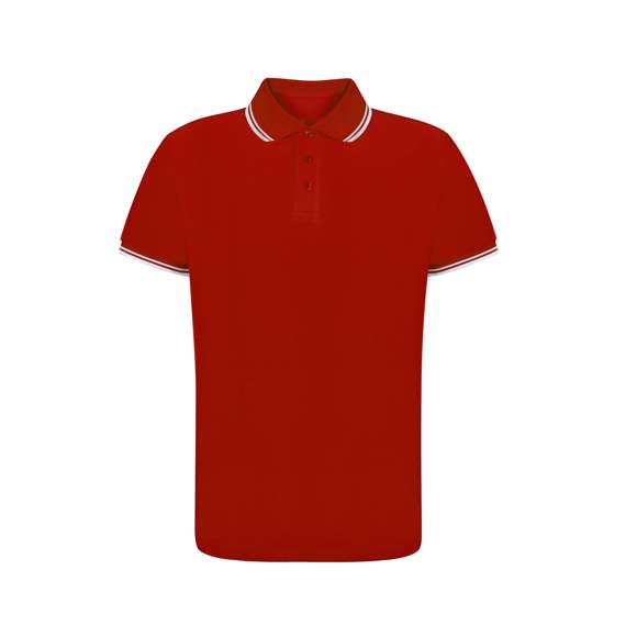 Polo de piqué transpirable en suave material 100% poliéster de 180g/m2. Con tres botones de cierre a juego y aperturas laterales en los bajos. Disponible en variada gama de colores, con detalles en contraste en cuello y mangas. Disponible en tallas XS, S, M, L, XL, XXL.