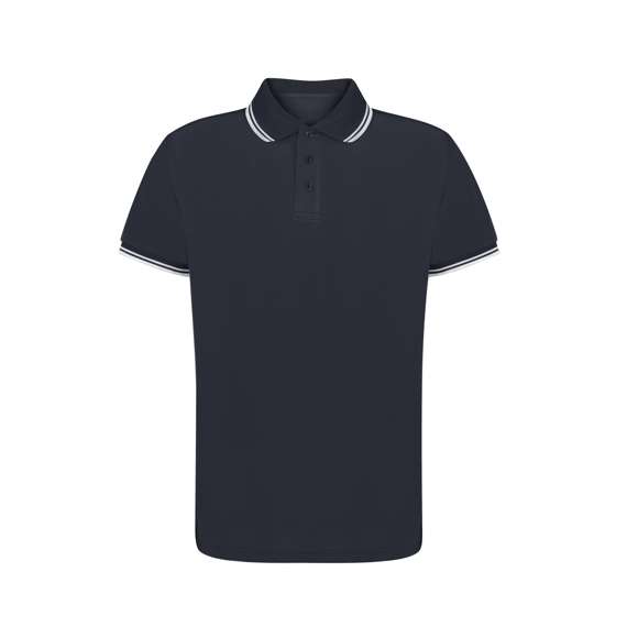 Polo de piqué transpirable en suave material 100% poliéster de 180g/m2. Con tres botones de cierre a juego y aperturas laterales en los bajos. Disponible en variada gama de colores, con detalles en contraste en cuello y mangas. Disponible en tallas XS, S, M, L, XL, XXL.