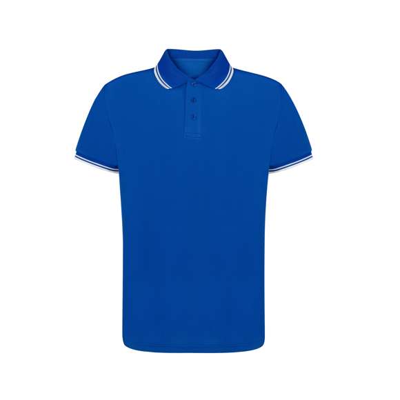 Polo de piqué transpirable en suave material 100% poliéster de 180g/m2. Con tres botones de cierre a juego y aperturas laterales en los bajos. Disponible en variada gama de colores, con detalles en contraste en cuello y mangas. Disponible en tallas XS, S, M, L, XL, XXL.
