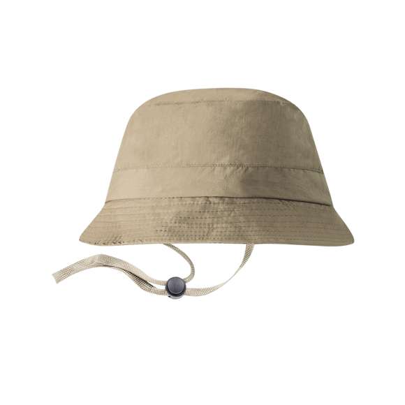 Gorro plegable tipo bob, fabricado en suave microfibra, con práctico sistema de plegado sobre sí mismo. Incluye cintas exteriores para la cabeza y el cuello, con cierres ajustables para garantizar la máxima comodidad al llevarte puesto. De tamaño compacto una vez plegado, con cierre de corchete y mosquetón de plástico giratorio para engancharlo en cualquier parte. Disponible en variada gama de colores.