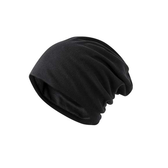 Gorro de alta calidad con exterior fabricado en poliéster de acabado canalé. Con interior a juego, en suave y cálido material micro. Cómodo ajuste y disponible en variada gama de colores.