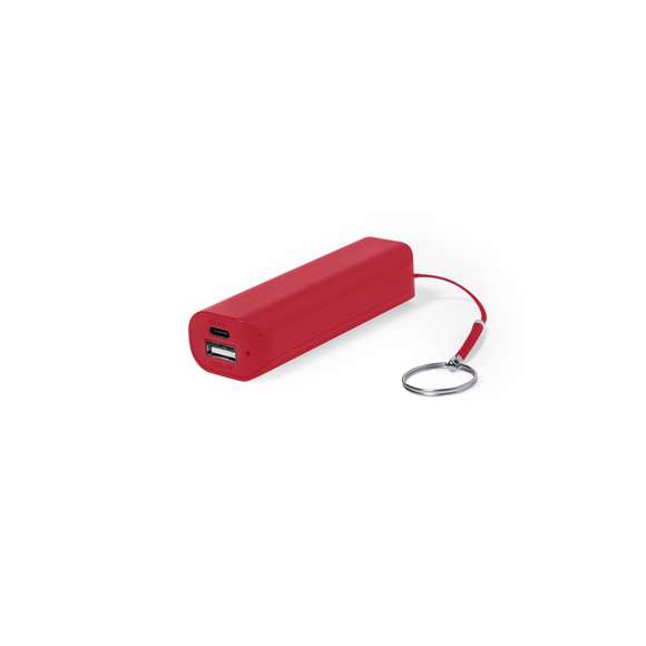 Batería auxiliar externa de 1.200 mAh de capacidad de carga, con salida USB y conector de salida/entrada Tipo C. Cuerpo con formas redondeadas, en llamativos colores y con una amplia superficie de marcaje. Indicador led de estado de carga, con llavero de transporte a juego y presentada en atractiva caja de diseño. Las capacidades mostradas en todas nuestras baterías auxiliares externas son reales, incorporando todas ellas baterías de grado A y no recicladas, con una vida útil de al menos 500 ciclos de carga y según normativa CE.Además, están fabricadas conforme a los estándares RoHS y en cumplimiento con los siguientes requisitos de seguridad:Sistema de protección contra sobrecarga del power bank.Sistema de protección contra descarga completa que proporciona una mayor durabilidad del power bank.Sistema de bloqueo para evitar cortocircuitos.Sistema de transferencia de carga constante, acorde con la capacidad del dispositivo de destino.