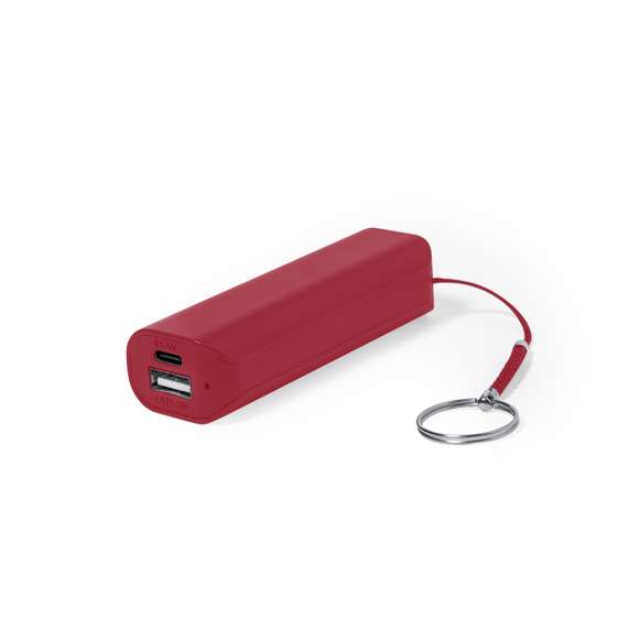 Batería auxiliar externa de 1.200 mAh de capacidad de carga, con salida USB y conector de salida/entrada Tipo C. Cuerpo con formas redondeadas, en llamativos colores y con una amplia superficie de marcaje. Indicador led de estado de carga, con llavero de transporte a juego y presentada en atractiva caja de diseño. Las capacidades mostradas en todas nuestras baterías auxiliares externas son reales, incorporando todas ellas baterías de grado A y no recicladas, con una vida útil de al menos 500 ciclos de carga y según normativa CE.Además, están fabricadas conforme a los estándares RoHS y en cumplimiento con los siguientes requisitos de seguridad:Sistema de protección contra sobrecarga del power bank.Sistema de protección contra descarga completa que proporciona una mayor durabilidad del power bank.Sistema de bloqueo para evitar cortocircuitos.Sistema de transferencia de carga constante, acorde con la capacidad del dispositivo de destino.