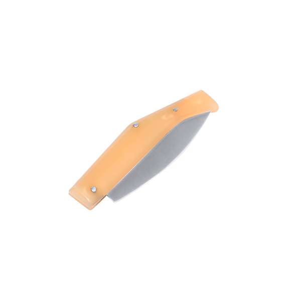 Navaja fabricada en resistente acero inox, con mango ergonómico fabricado en resistente ABS. La aleación de la hoja garantiza resistencia a la corrosión y abrasión, siendo ideal para el uso frecuente con materiales duros. La hoja es de tipo punta de espada, que se caracteriza por su forma recta, con una pequeña curvatura en la punta. Presentada individualmente en caja de diseño kraft.