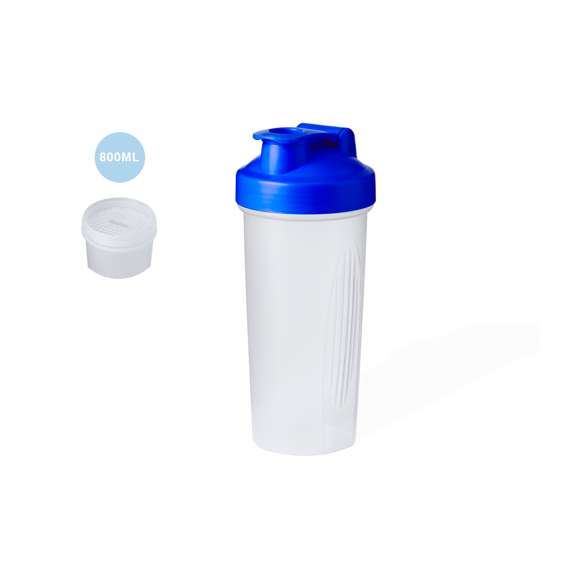 Bidón de 800 ml con cuerpo acabado en PP. Con tapón de rosca, dosificador de seguridad y filtro extraíble, disponible en variada gama de colores. Cuerpo troquelado para un mayor agarre y presentado en bolsa individual.